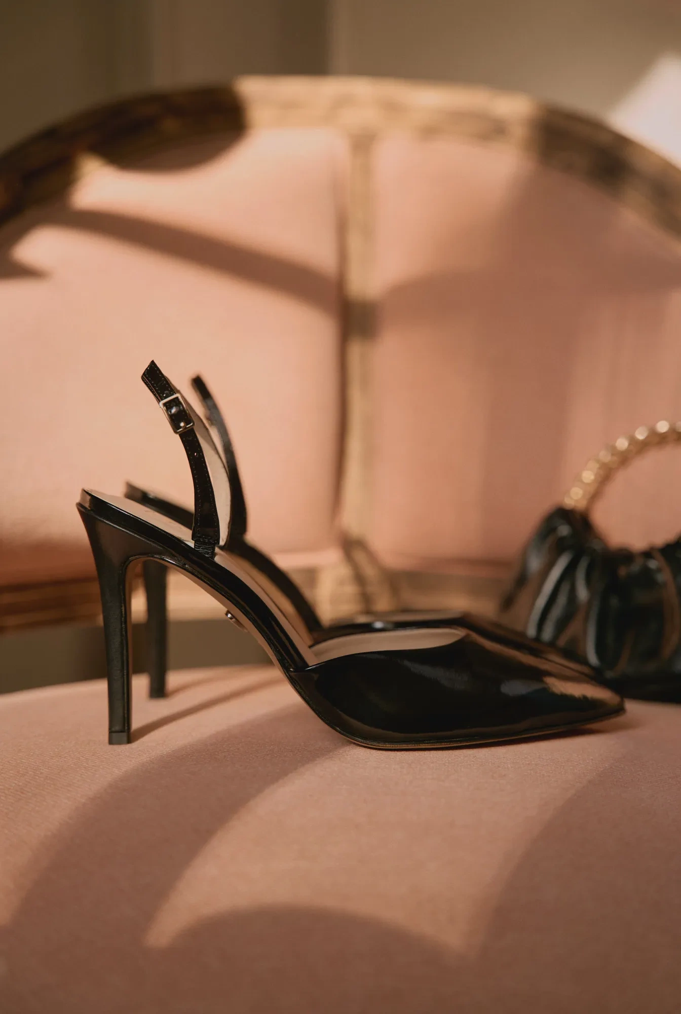 Real - cómodos zapatos de tacón de piel de becerro